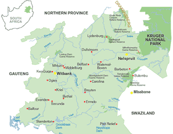 Mpumalanga Map